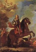 Luca Giordano Equestrian Portrait of Charles II oil